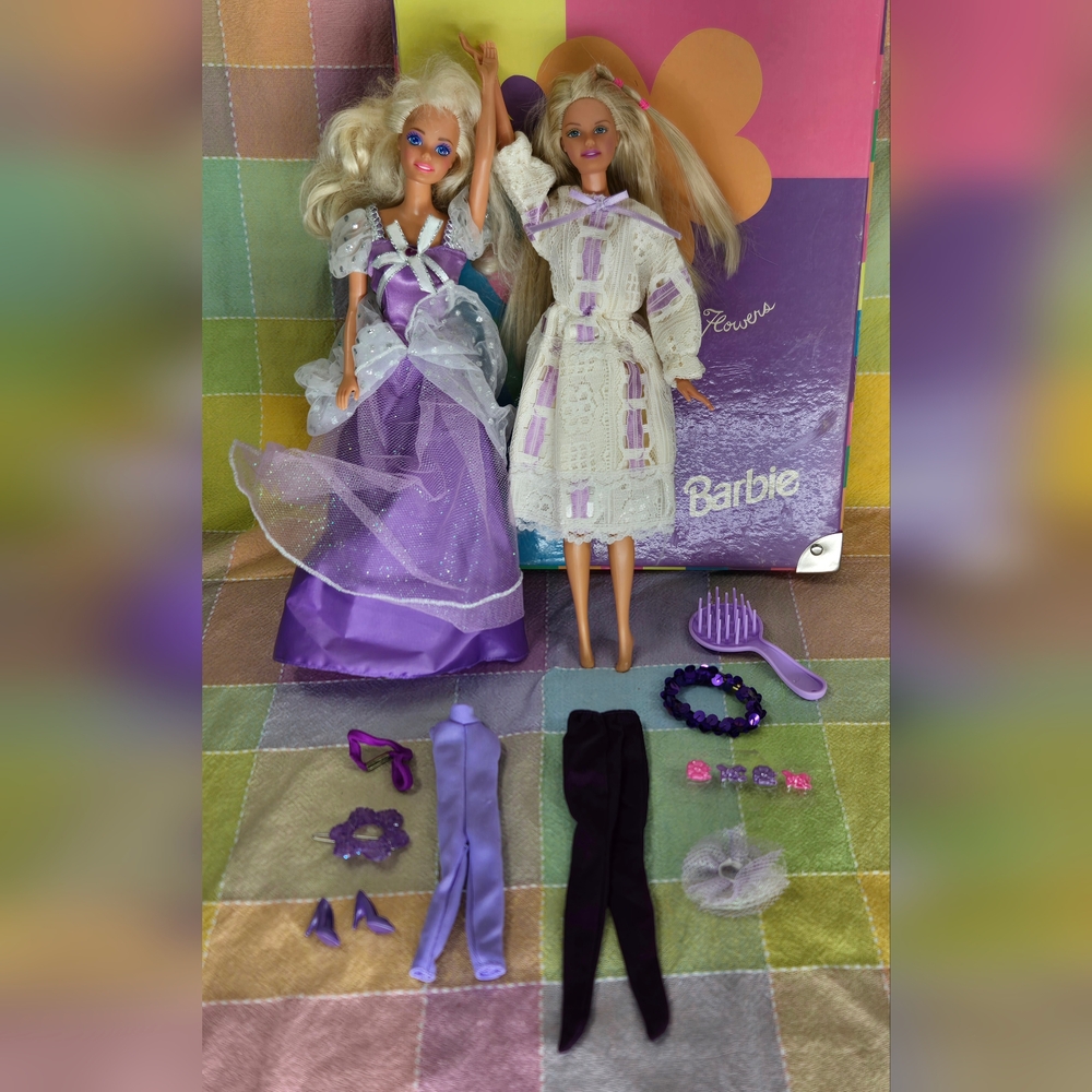 Barbie "Lace & Stardust" Fashion Doll Duo + Enchanted Accessories Set